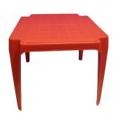 Dětský plastový stoleček  - Červený