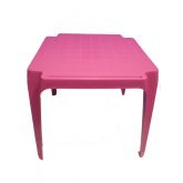 Plastový stoleček , Růžový