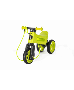 Odrážedlo FUNNY WHEELS Rider SuperSport zelené 2v1, popruh, 25kg