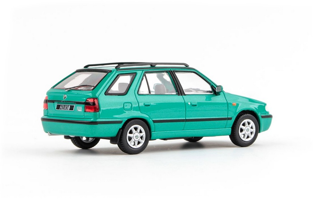 Abrex Škoda Felicia FL Combi (1998) Zelená Pacific Metalíza 1:43
