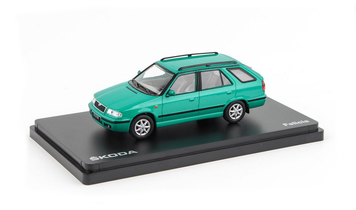 Abrex Škoda Felicia FL Combi (1998) Zelená Pacific Metalíza 1:43