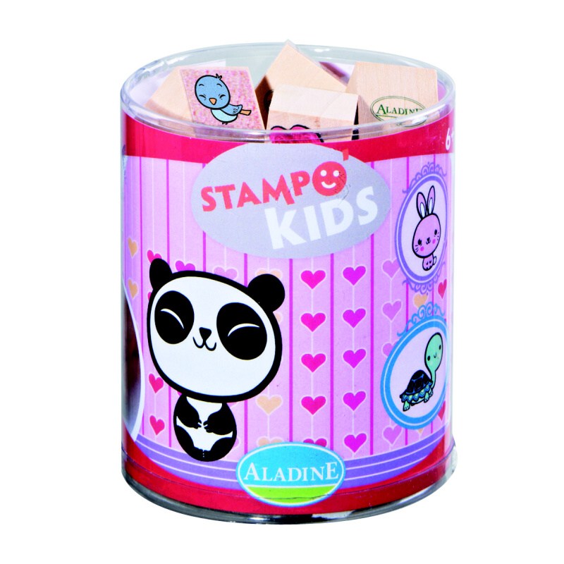 Aladine dětské dřevěné razítka Littlest Pet shop