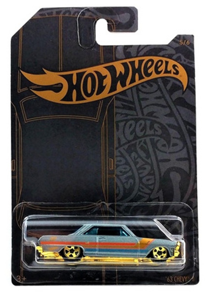 Hot Wheels Satin nad Chrome 63 CHEVY II 1:64