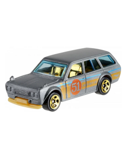 Hot Wheels Satin nad Chrome '70 DATSUN 510 WAGON 1:64