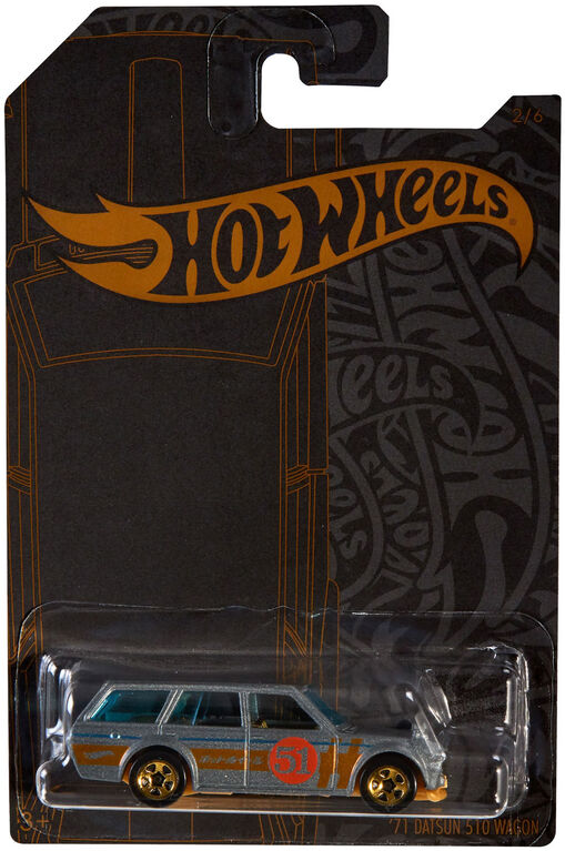 Hot Wheels Satin nad Chrome '71 DATSUN 510 WAGON 1:64