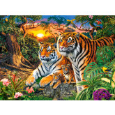 Puzzle Castorland 2000 dílků - Tygří rodinka