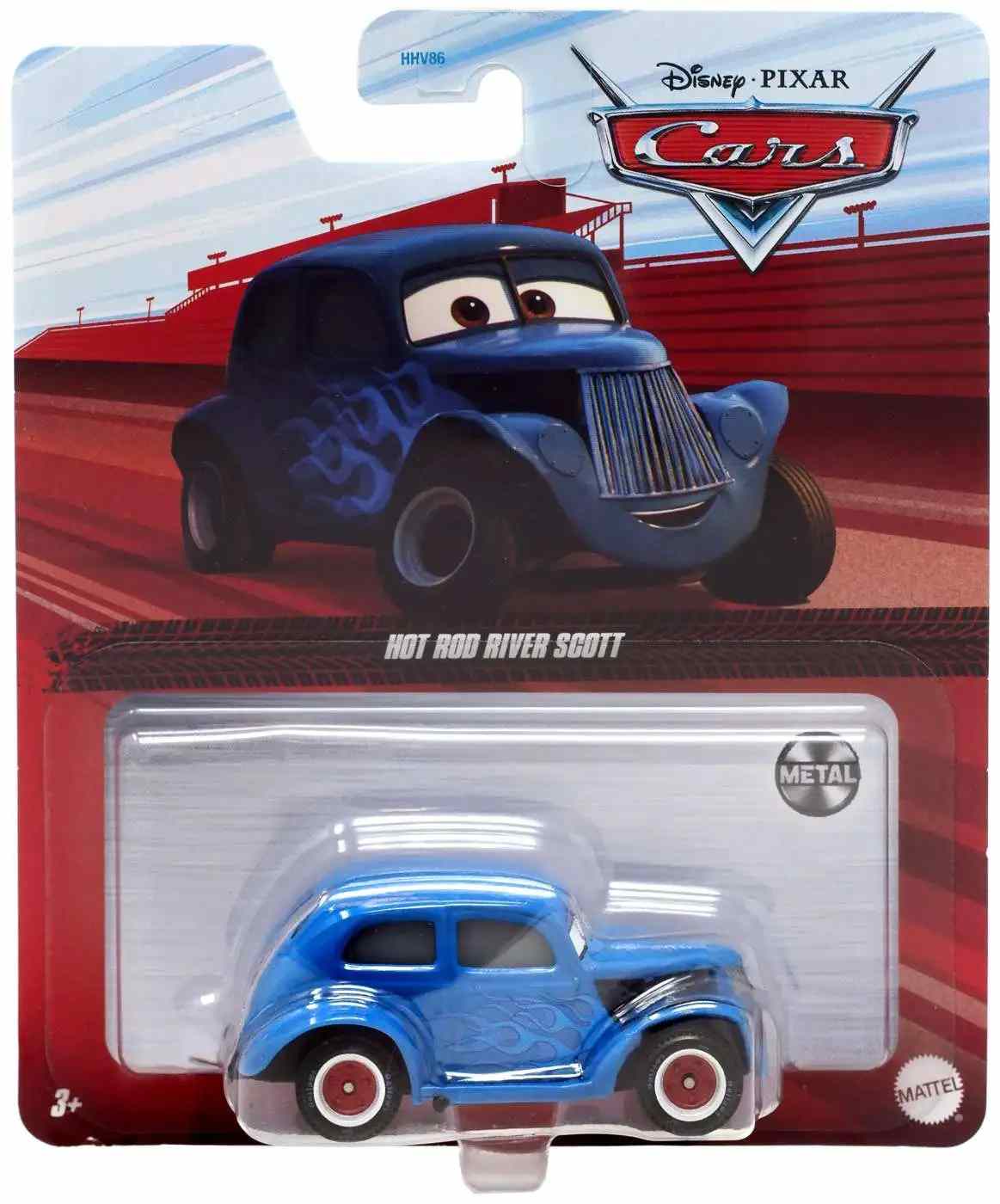Mattel Cars auto Hot Rod River Scott 1:55