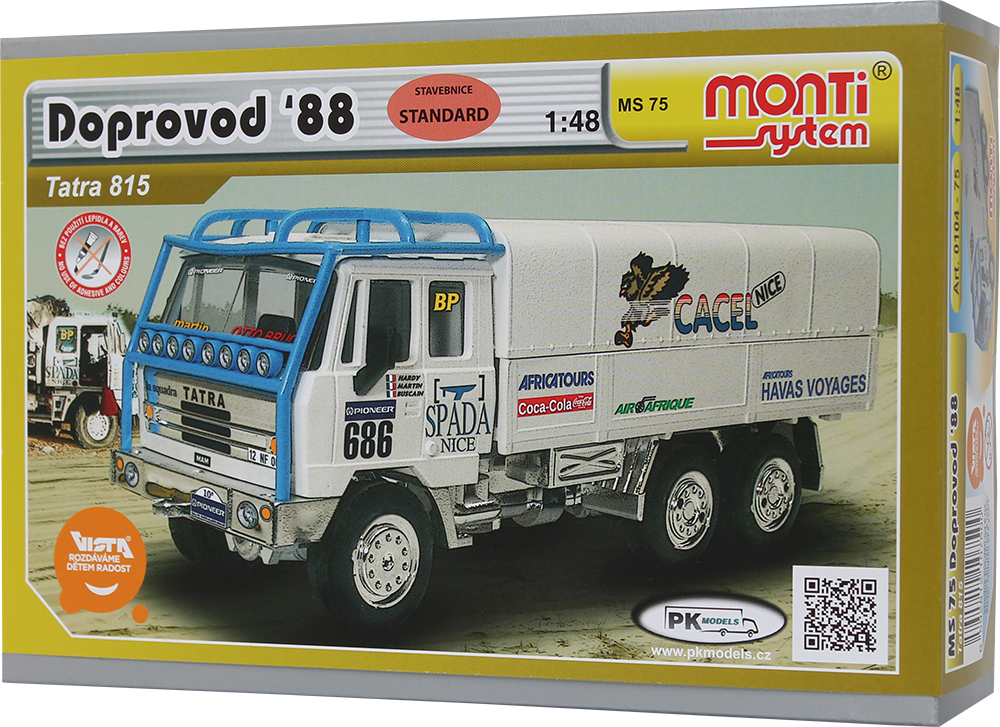 Seva Monti System 75 Tatra Dakar doprovod 1988 1:48