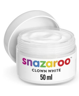 Snazaroo barva na obličej 50 ml. - Bílá Klaunská