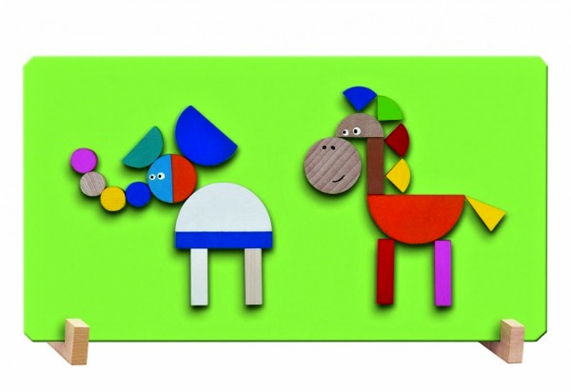 Detoa Magnetické puzzle Zoo