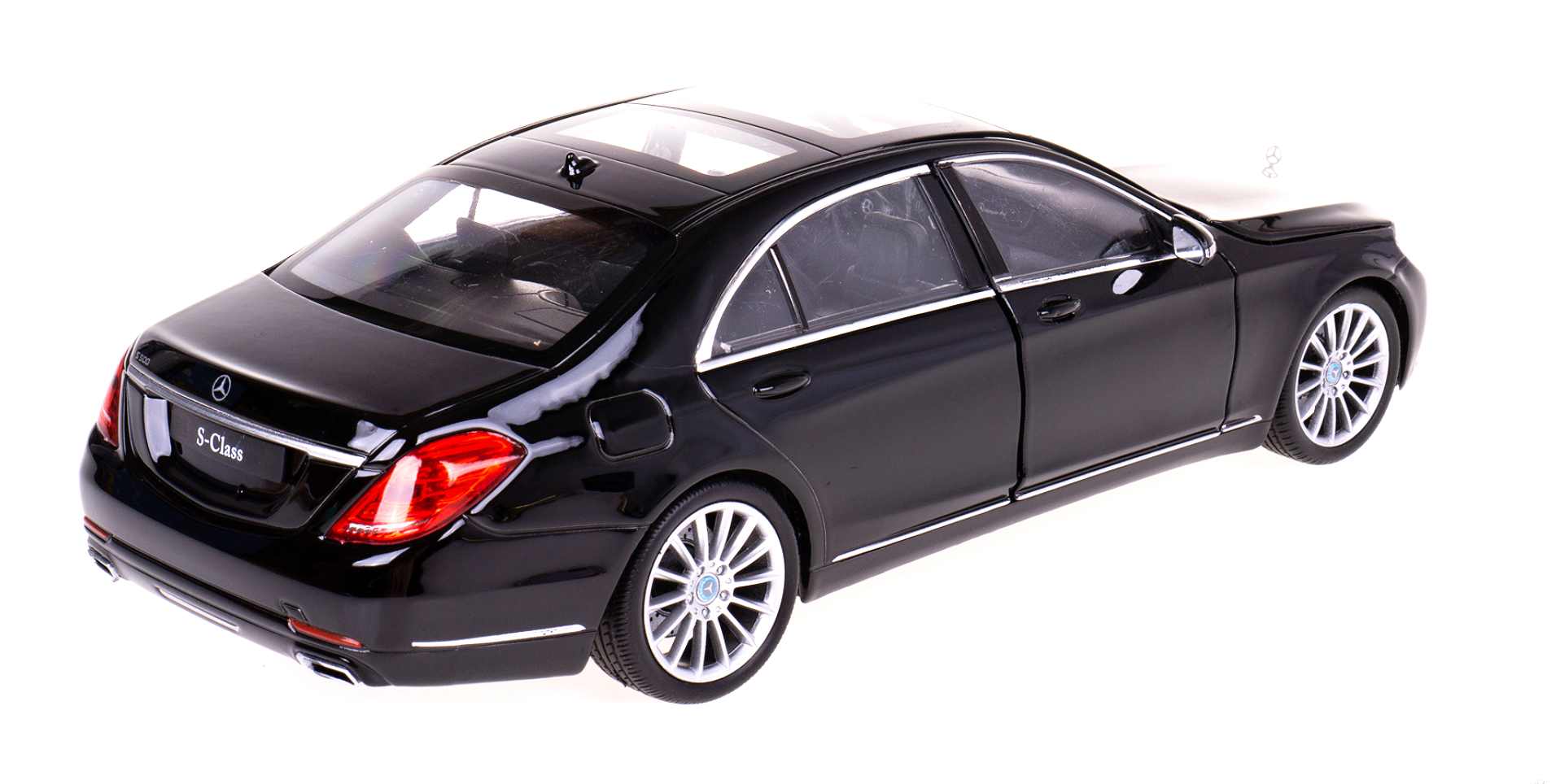 Welly Mercedes-Benz S-Class, Černý 1:24