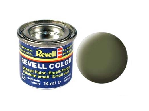 Barva Revell emailová - 32168 - matná tmavě zelená (dark green mat RAF)