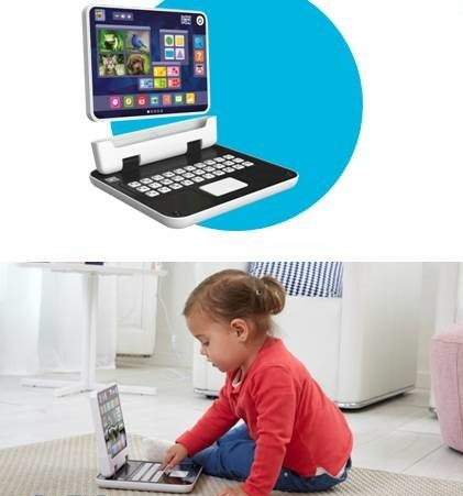 Alltoys Můj první tablet 2v1