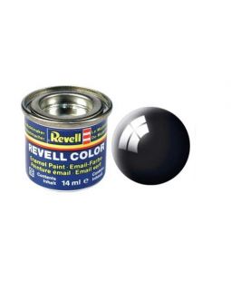Barva Revell emailová - 32107 - leská černá (black gloss)