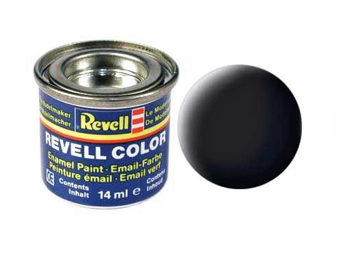 Barva Revell emailová 32108 matná černá (black mat)