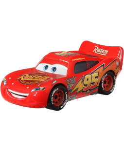 Mattel Cars auto Lightning McQueen Diecast with Sign Rust 1:55