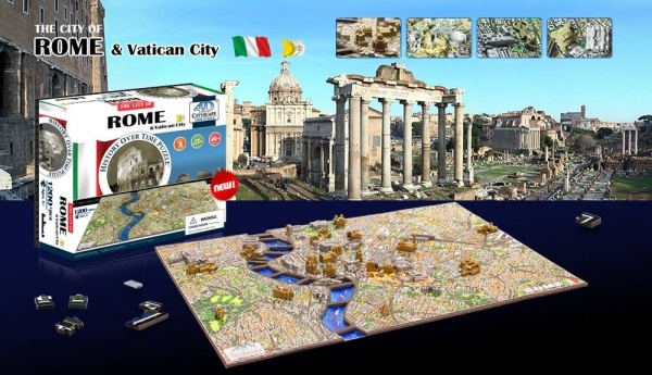 ConQuest 4D City Puzzle Řím