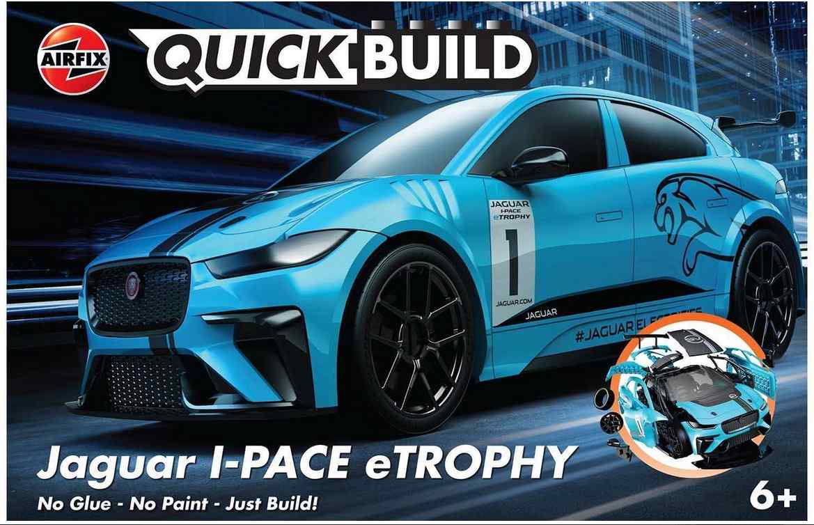 Airfix Quick Bulid J6033 - Jaguar I-PACE eTROPHY