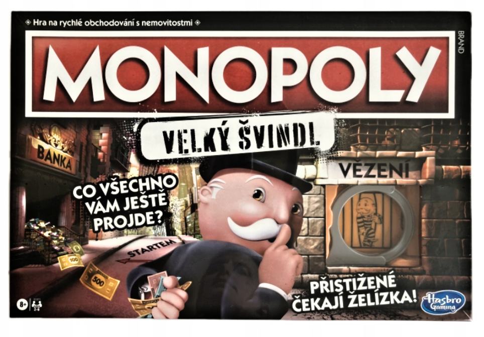 Hasbro Monopoly Cheaters edition, česká verze
