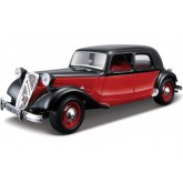 Bburago Citroën 15 CV TA (1938) Černo-červený 1:24