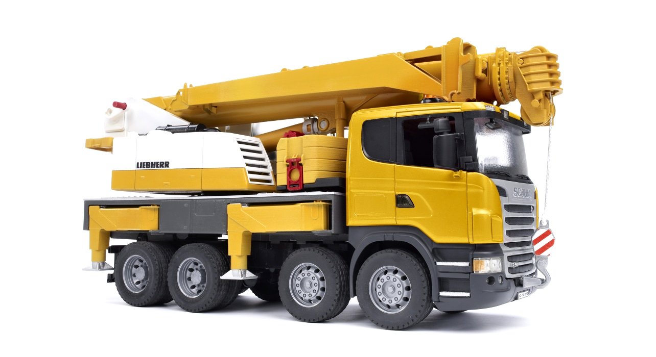 Bruder 3570 Autojeřáb Scania Liebherr