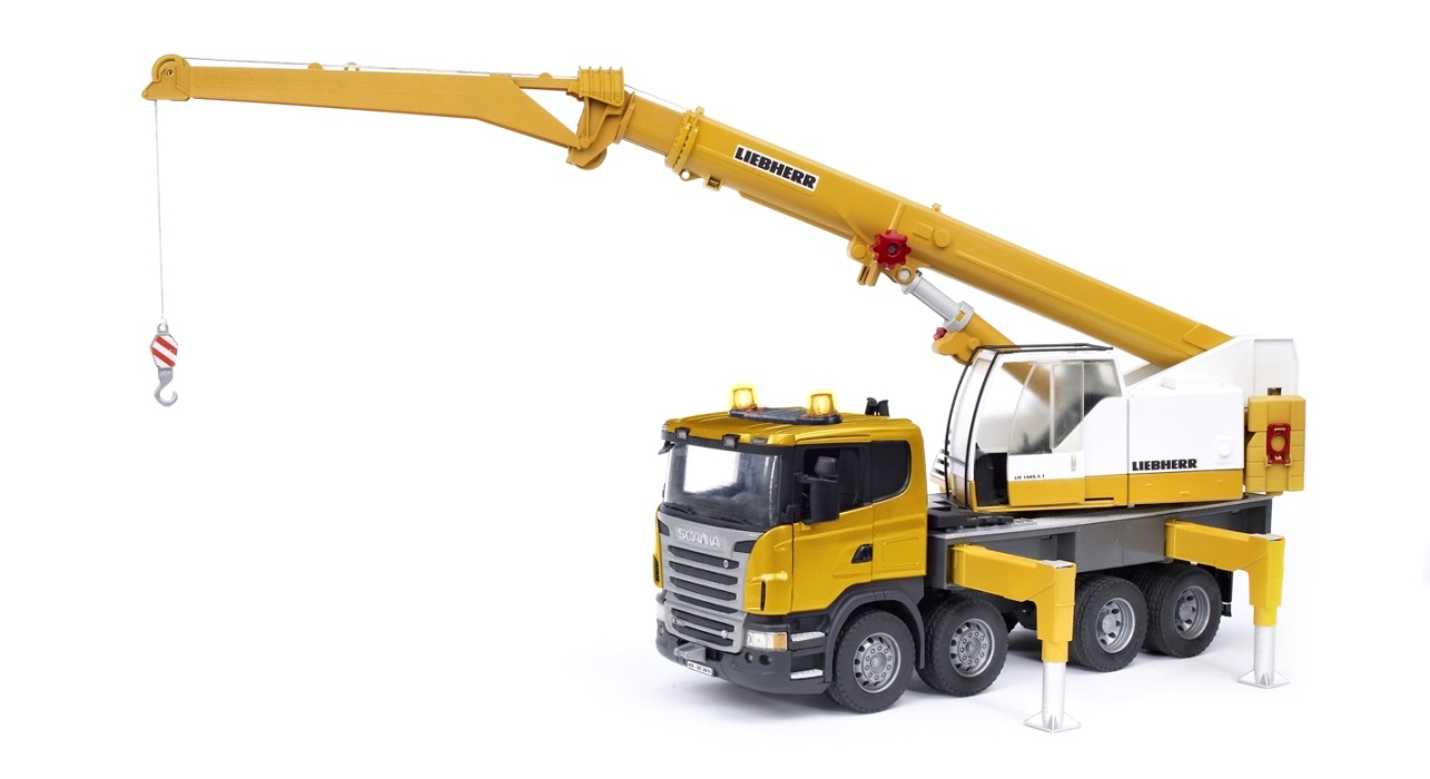 Bruder 3570 Autojeřáb Scania Liebherr