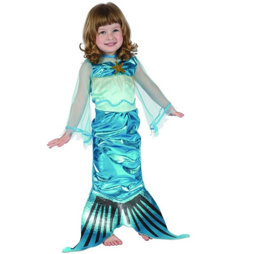 Dětský kostým na karneval Mořská panna, 80-92cm