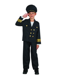 Dětský kostým na karneval Pilot, 110-120 cm