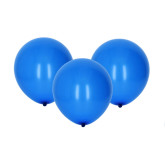 Balónek nafukovací 30cm - sada 10ks, modrý 