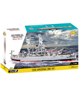 Cobi 4843 II WW USS Arizona BB-39, 1:300, 2046 kostek