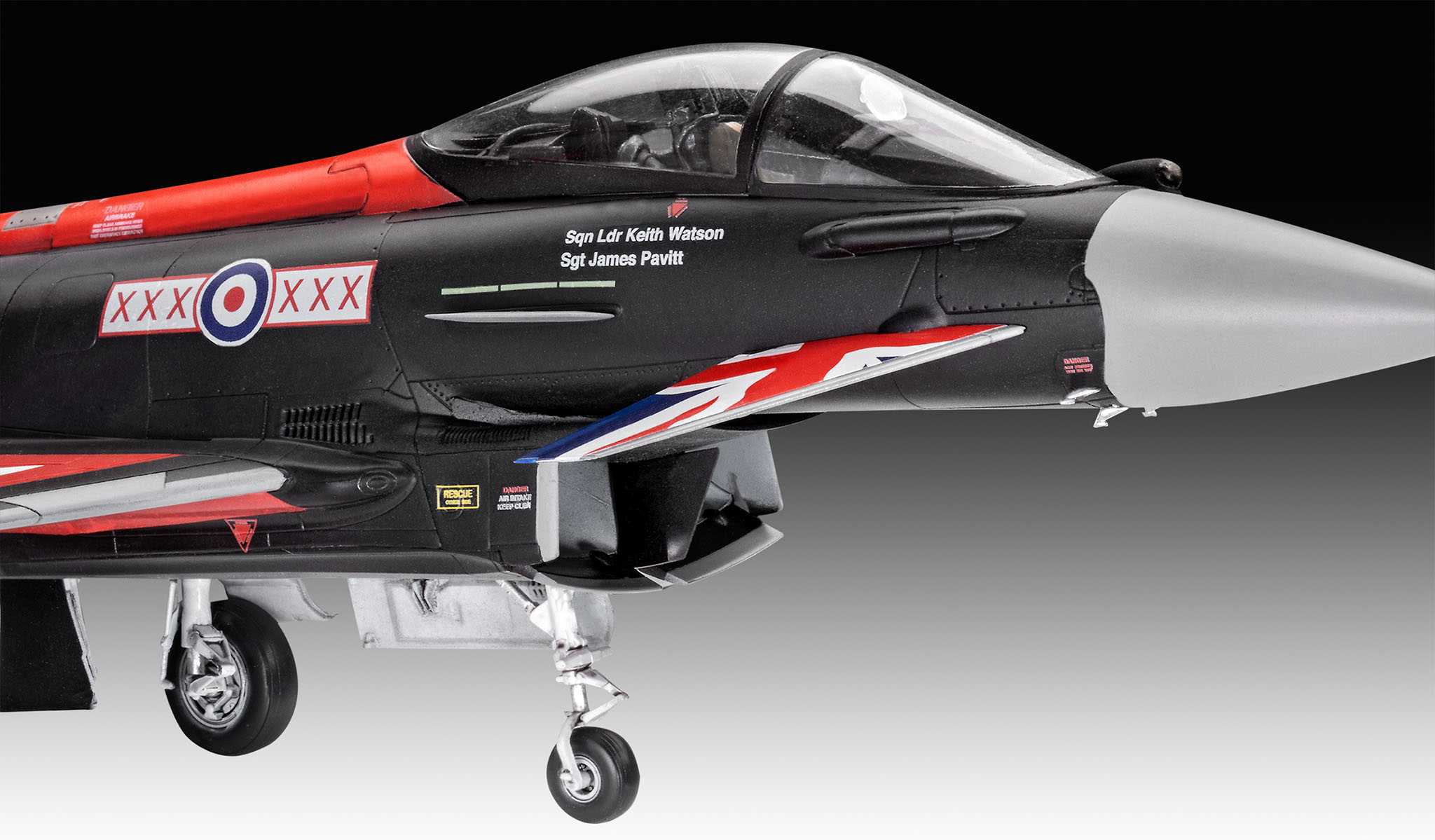 Revell ModelKit letadlo 03820 - Eurofighter „Black Jack“ (1:48)