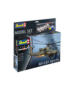 Revell ModelSet vrtulník 63824 - AH-64A Apache (1:72)