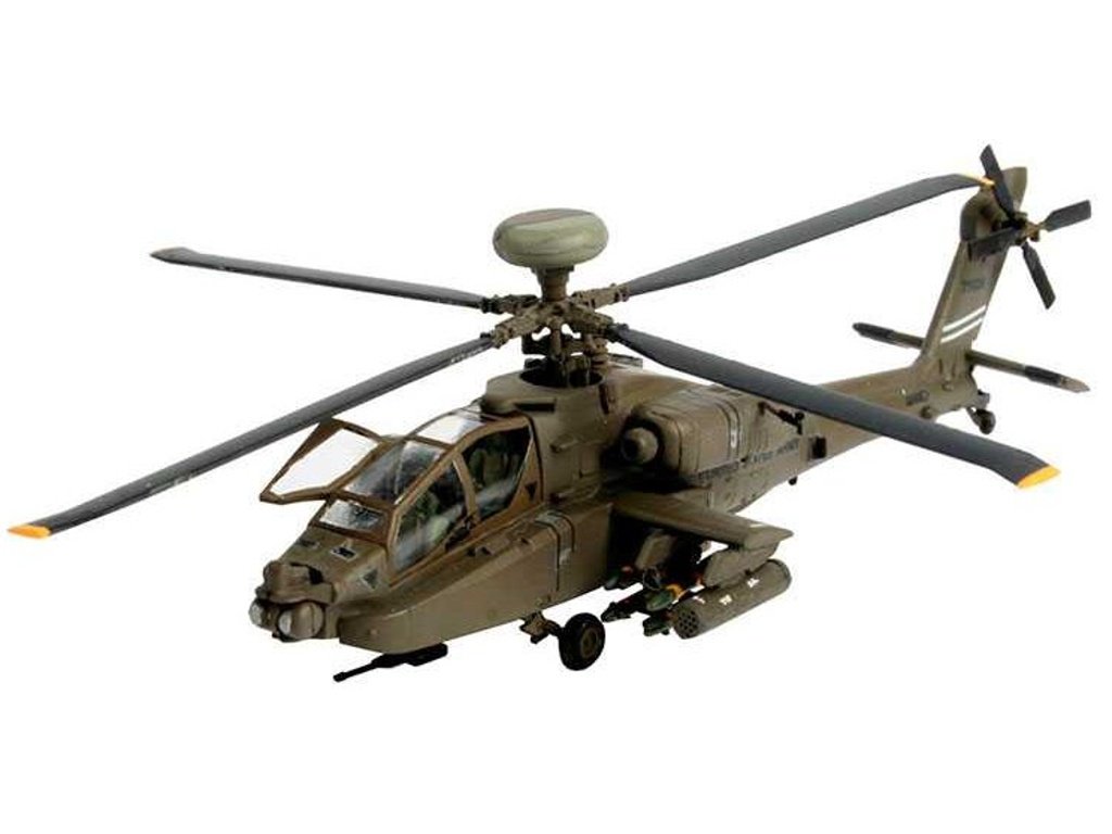 Revell ModelSet vrtulník 63824 - AH-64A Apache (1:72)