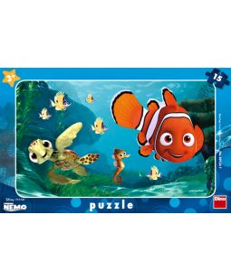 Deskové puzzle Dino 15 dílků - Nemo a želva