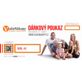 Dárkový poukaz VašeNákupy v hodnotě 5000,- Kč