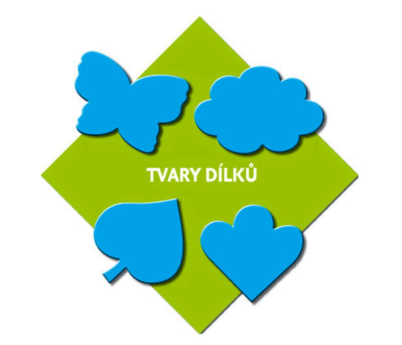 Deskové puzzle s tvary Dino 12 dílků - Princezny a mazlíčci