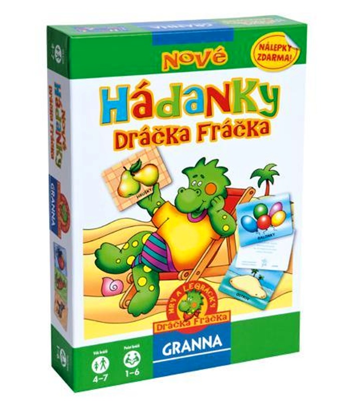 Granna Nové hádanky Dráčka Fráčka, Desková hra