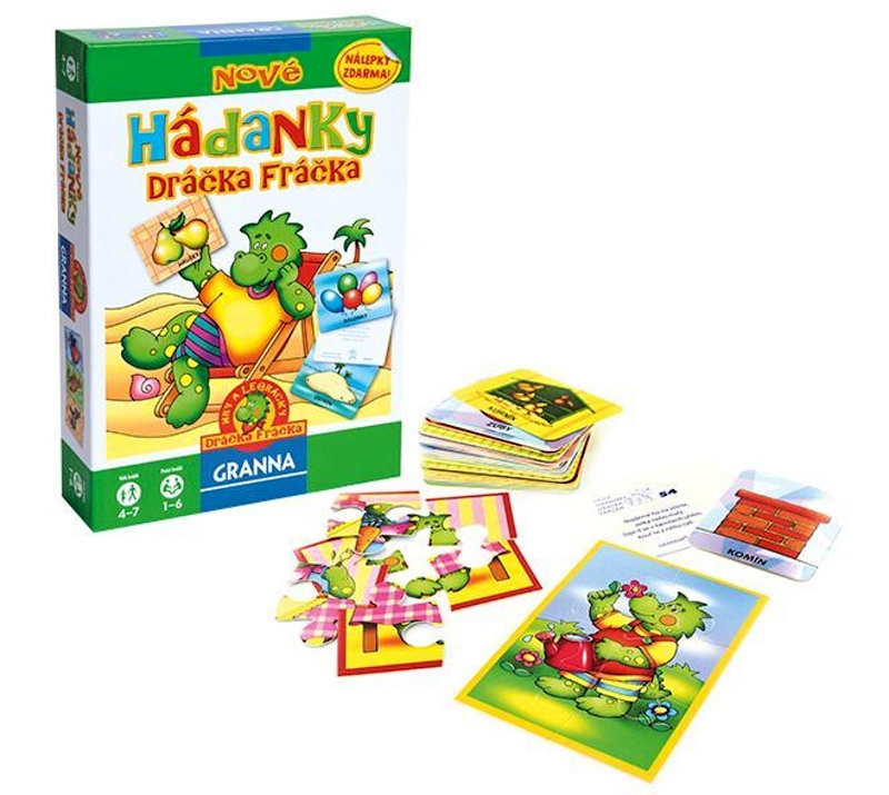 Granna Nové hádanky Dráčka Fráčka, Desková hra