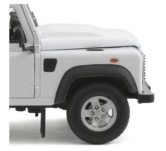 Welly Land Rover Defender, Bílý 1:24