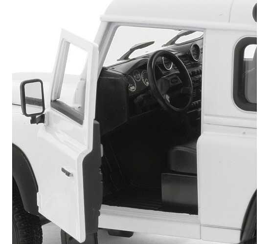 Welly Land Rover Defender, Bílý 1:24