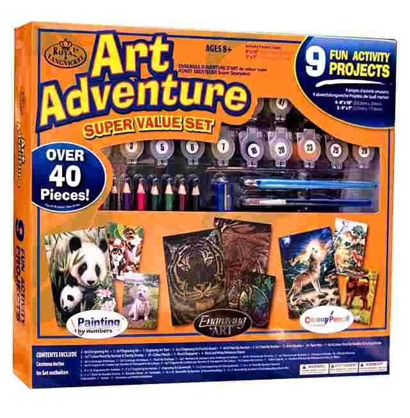 Art Adventure Velká sada malování - oranžová