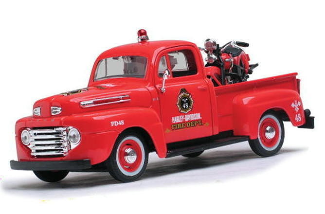 Maisto Harley Davidson Ford F-1 Pickup (1936) EL Knucklehead 1:24