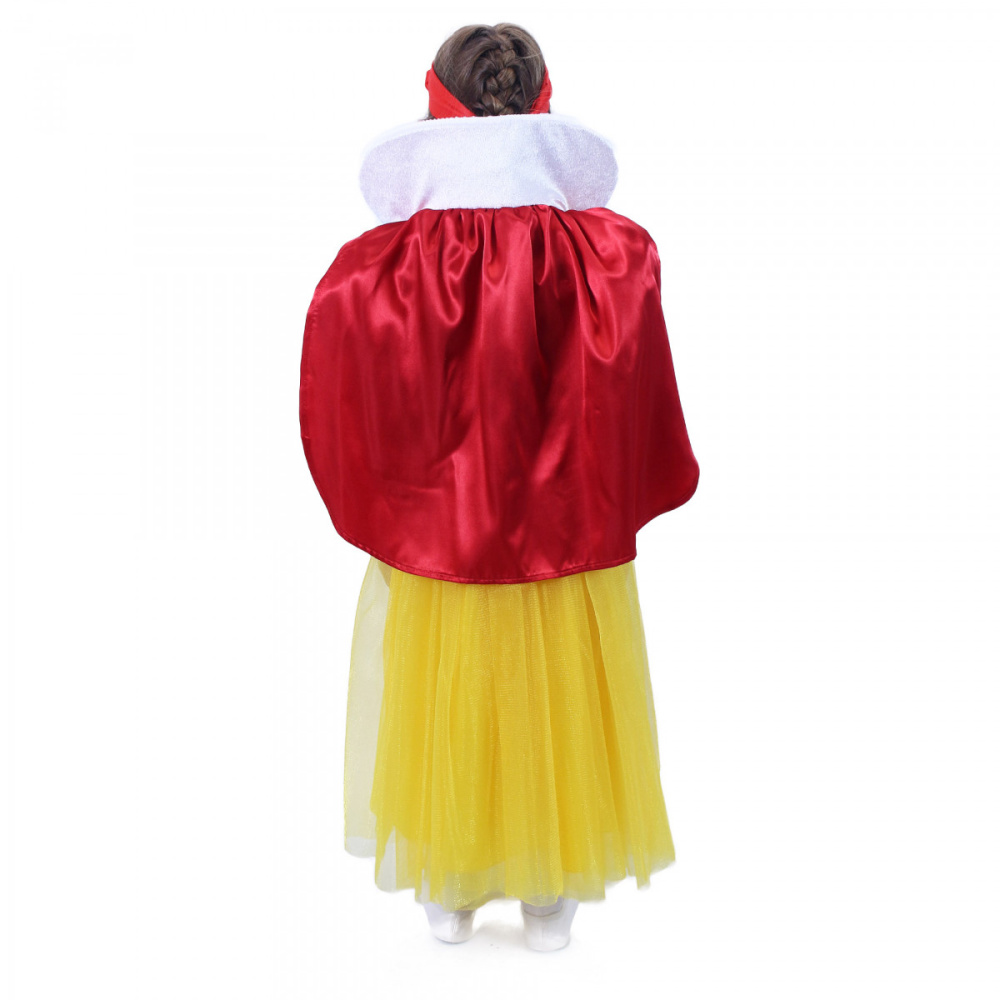 Rappa Dětský kostým na karneval Sněhurka EKO, vel. M