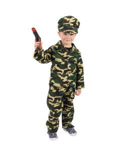 Rappa Dětský kostým na karneval Voják, vel.M