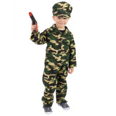 Rappa Dětský kostým na karneval Voják, vel.M