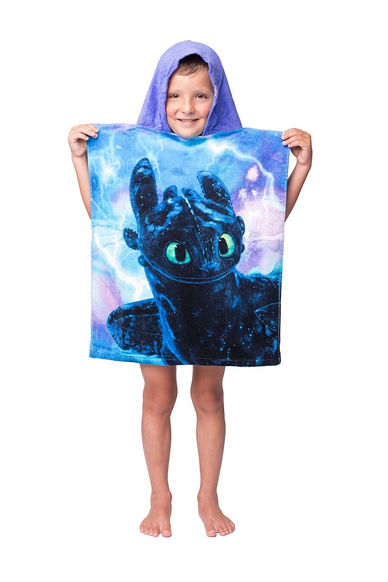 Jerry Fabrics dětské pončo Jak vycvičit draka, 50x115 cm