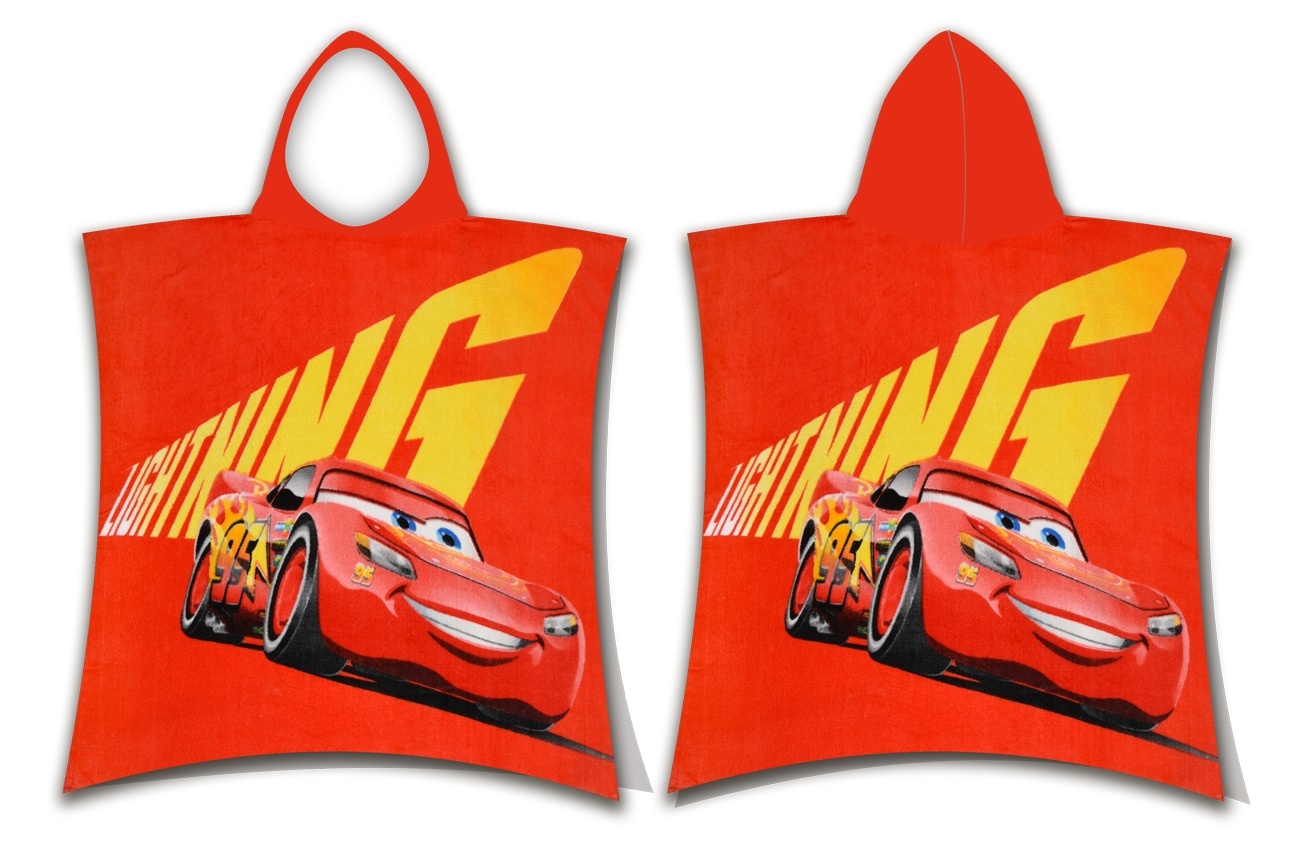 Jerry Fabrics dětské pončo Cars, 50x115 cm