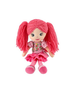 Teddies Hadrová panenka růžová, 35cm