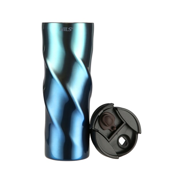 Termohrnek NILS Camp NCB22 modrý, 500 ml.