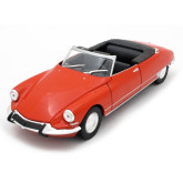 Welly MOQ Citroën DS 19 Cabriolet Convertible Červený 1:24